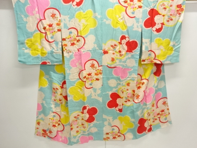 Japanese Kimono / Chirimen Kinsha Silk